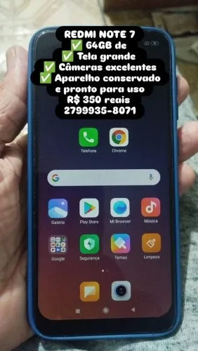 Note redmi 7 64 giga
