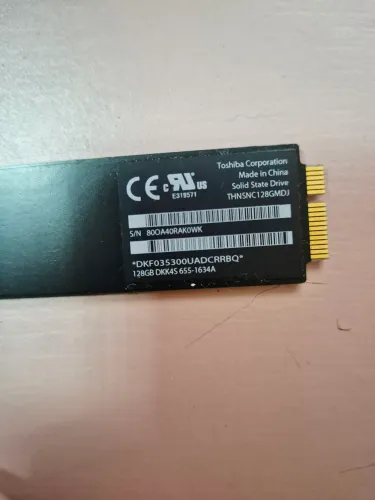 SSD 128GB Toshiba Original Apple MacBook Air A1369 A1370 (2010/2011)
