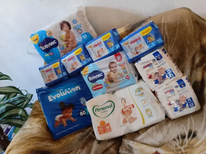 Fraldas Descartáveis Tamanho M
