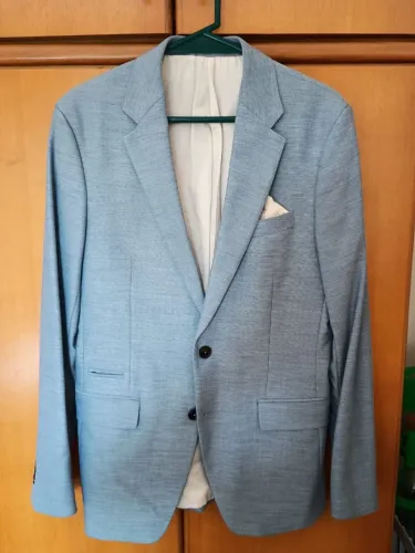 Paletó Zara azul excelente estado