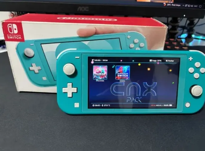 switch lite turquesa desbloqueado