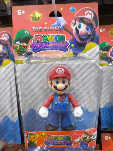 Boneco Mario e super Mario