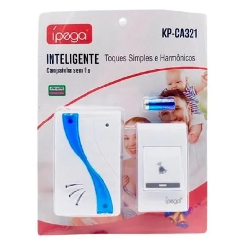 Campainha Sem Fio Longo Alcance Ípega