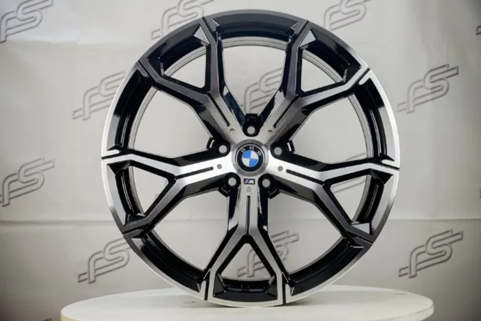 Jogo de Rodas Bmw X-6 M Preto Diamantado 5x112 - 20x9