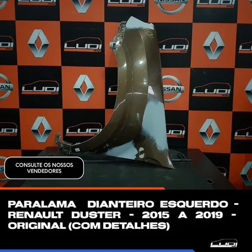 Paralama dianteiro esquerdo Renault duster - 2015 a 2019.