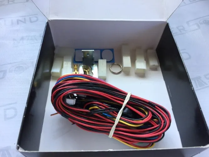plug chicote para alarme positron exact 360, com embalagem ferragem p/sirene e terminais