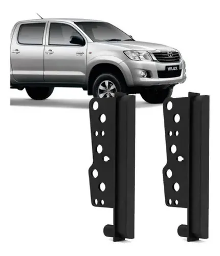 Moldura Painel 2 Din Toyota Corolla 2003 2007 Hilux 2005 11