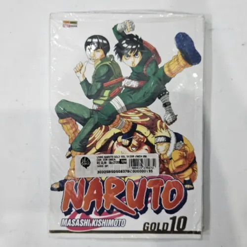 Mangá/Livro Naruto Edição Gold 10 - Panini Comics