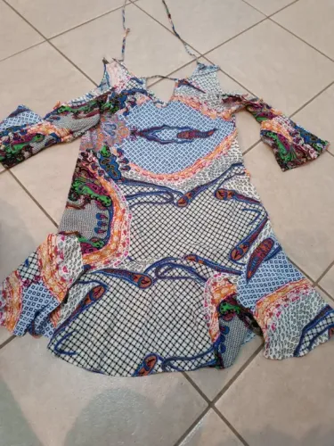 Vende-se vestido estampado