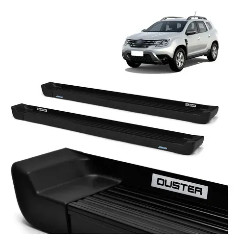 Par Estribo Lateral Prime Preto Pisante Duster 
