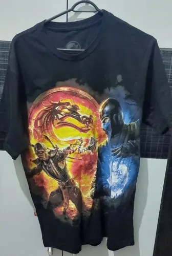 Mortal kombat camiseta jogo videogame