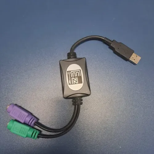 Adaptador Usb Macho Para 2 Ps2 Fêmea Teclado E Mouse
