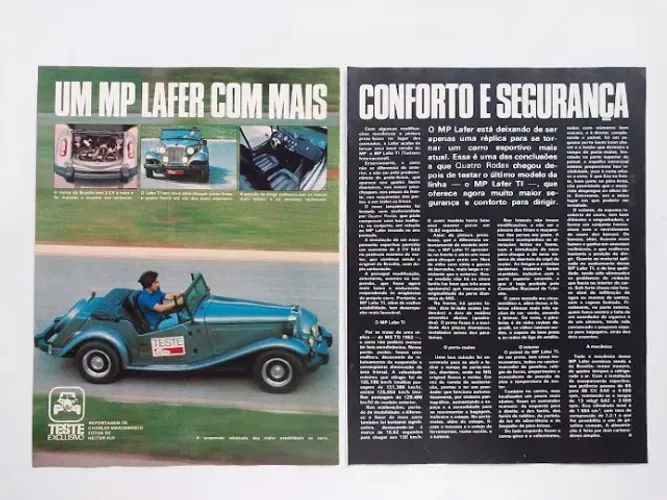 MP Lafer TI - Recorte da revista Quatro Rodas
