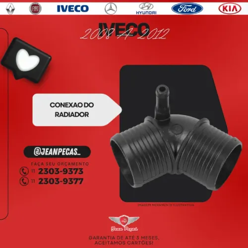 conexao do radiador - iveco