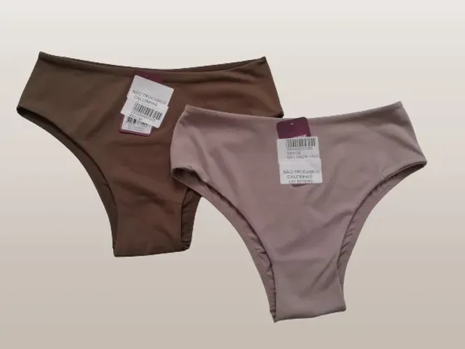 Kit 2 calcinhas tanga detalhe frontal 