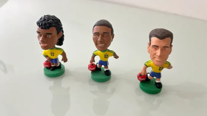 Coleção completa Mini Craques Coca-Cola Brasil 1998 ? Romário, Dunga, Edmundo e mais!