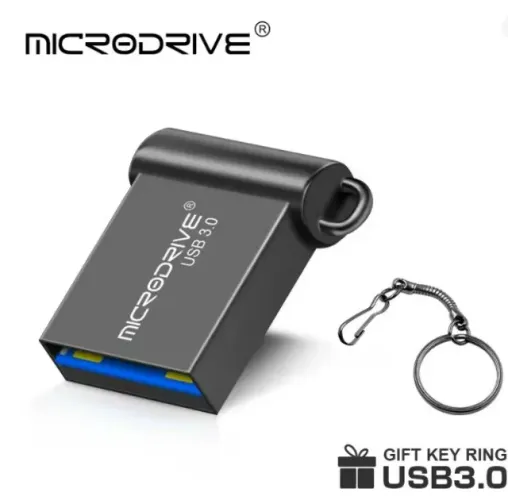 Pendrive Microdrive Super Mini 32gb Preto