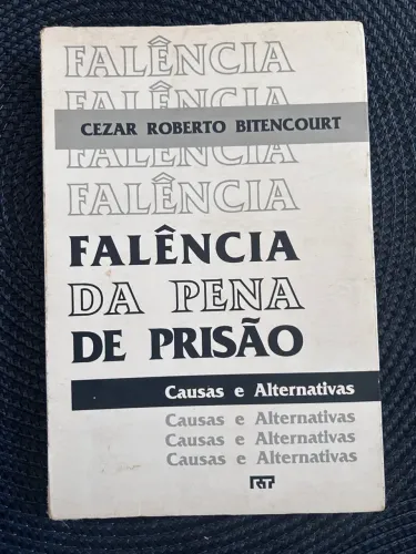 Livro Falência da pena de prisão 
