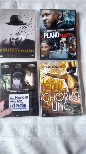 lote com 7 dvd filmes e shows