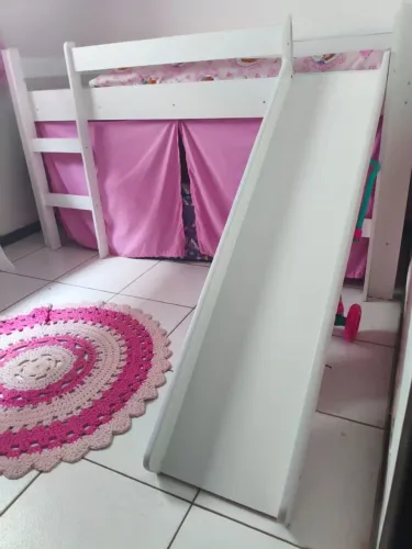 Cama com Escorregador Infantil