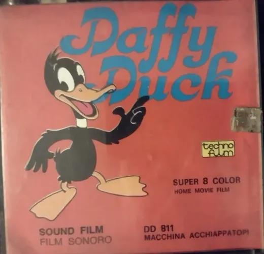 Filme Super 8 - Daffy Duck (Patolino) - Warner Bros - Techno Film - Anos 70/80 Raridade