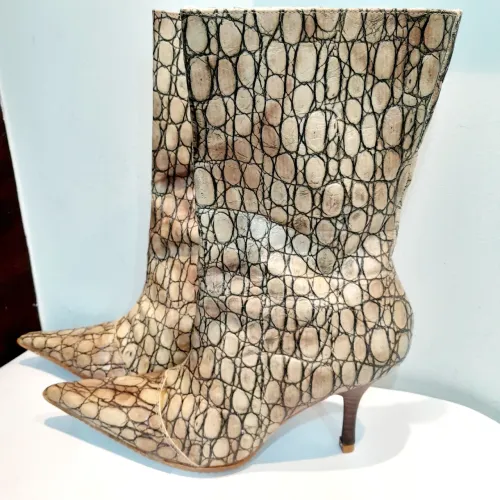 Bota Couro Croco Raphaela Booz n°36 