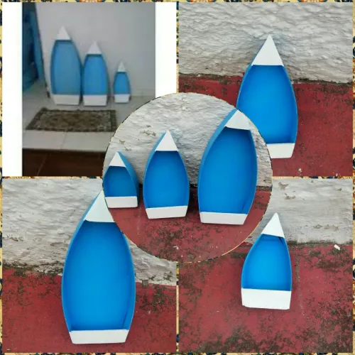 Barco de mdf 30 cm