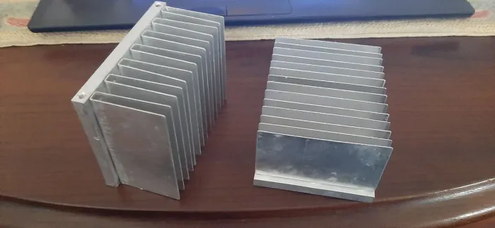 Dissipador de Calor para amplificador transistorizado.