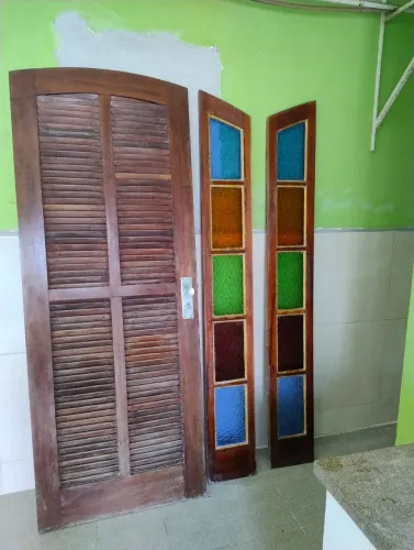 Porta madeira maciça