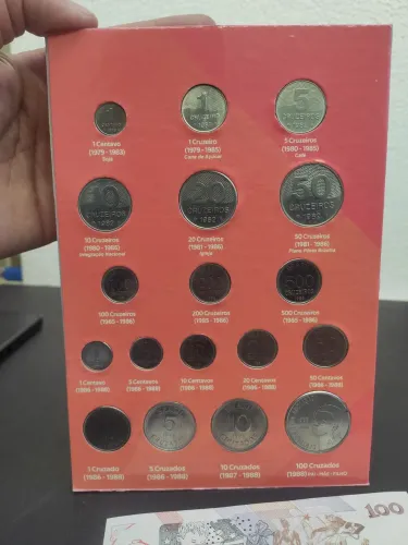 Coleção de Moedas Brasileiras Antigas