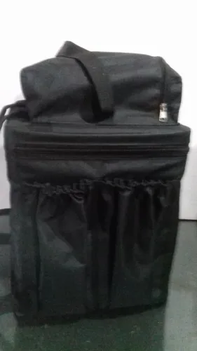 bolsa bege para entregar pizzas, lanches porções açaí.