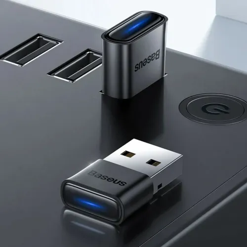 Baseus-USB Bluetooth 5.3 Adaptador, Dongle, Adaptador para PC, notebook 