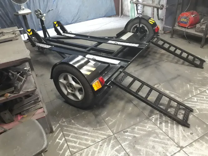 Carreta reboque asa delta pra carregar carro a rampa 450 cada