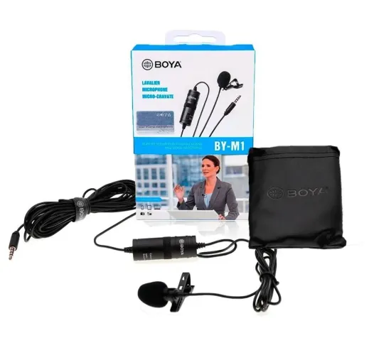 Microfone de Lapela Boya BY-M1