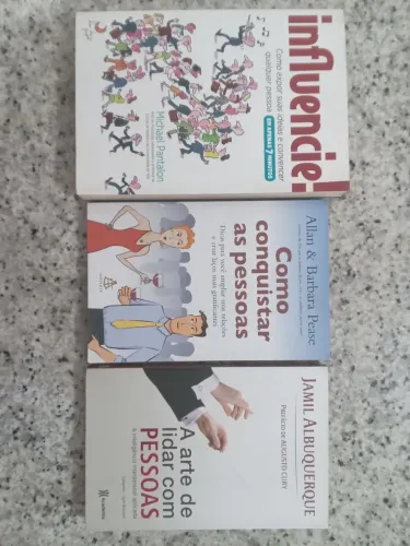 Kit de livros (Como influênciar pessoas)