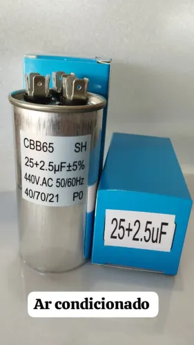 Capacitor Ar Condicionado duplo