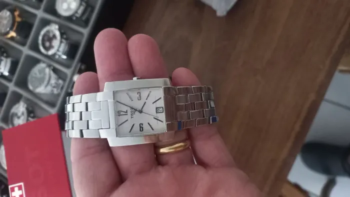 RELÓGIO TISSOT (TXL) -ORIGINAL-. *MOSTRADOR BRANCO*IMPECÁVEL.