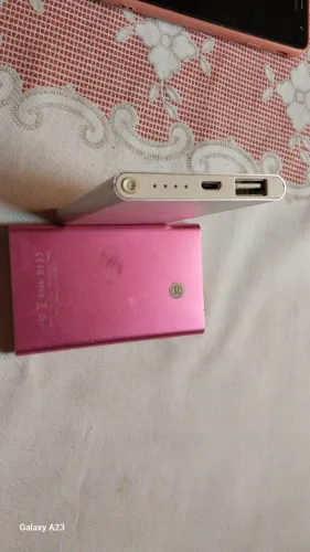 Carregador Portátil Power Bank Rosa