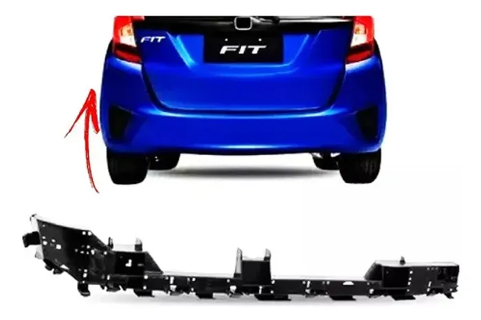 Guia Parachoque Traseiro Esquerdo Honda Fit  2018 A 2021