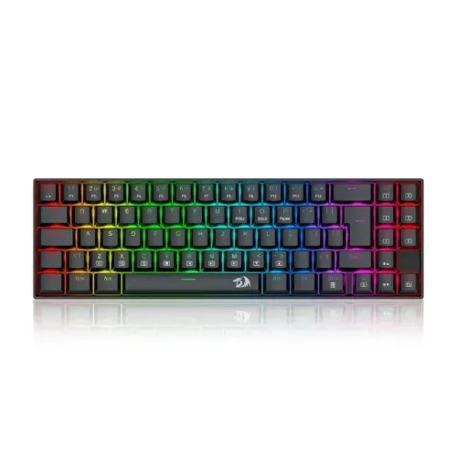 Teclado Gamer Mecânico Redragon Deimos, Switch Marrom, 70%, USB-C/Wireless 2.4GHz, RGB