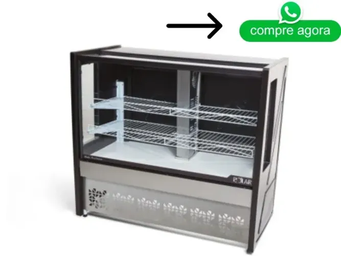 Balcão de Tortas 1,25 / 1,75 Metros Polar Novo