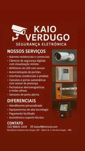Técnico em segurança eletrônica 