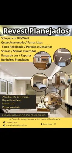 Gesseiro Profissional, Forros e Paredes Drywall, Sancas, Molduras, Roda teto, Bolsierri<br>