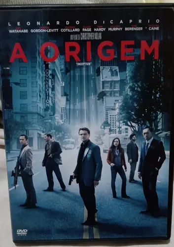 DVD Inception - A Origem Leonardo DiCaprio, ORIGINAL, DUBLADO e em perfeito estado