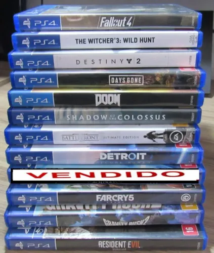 Jogos playstation 4 usados