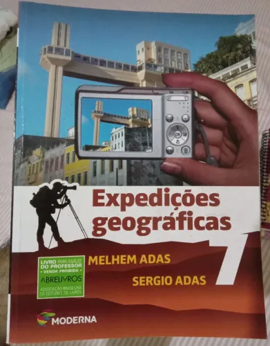 Livro didático Expedições Geográficas 7 - Melhem Adas e Sergio Adas