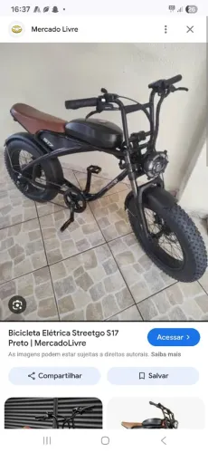 BIKE ELÉTRICA STREET GO S17