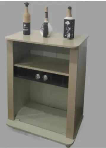 Móvel Bar tamanho médio em MDF - 2 Portas - 94cm - 72cm