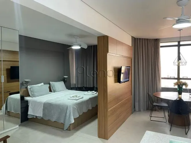 Flat à venda em Campinas, Centro, com 1 suíte, com 45 m², LHirondelle Flat