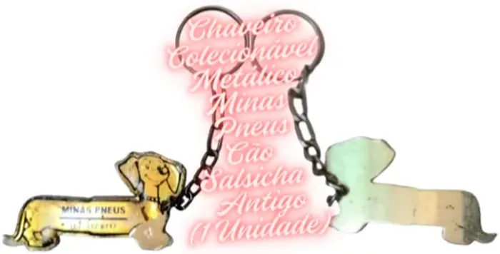 Chaveiro Metálico Minas Pneus Antigo 
